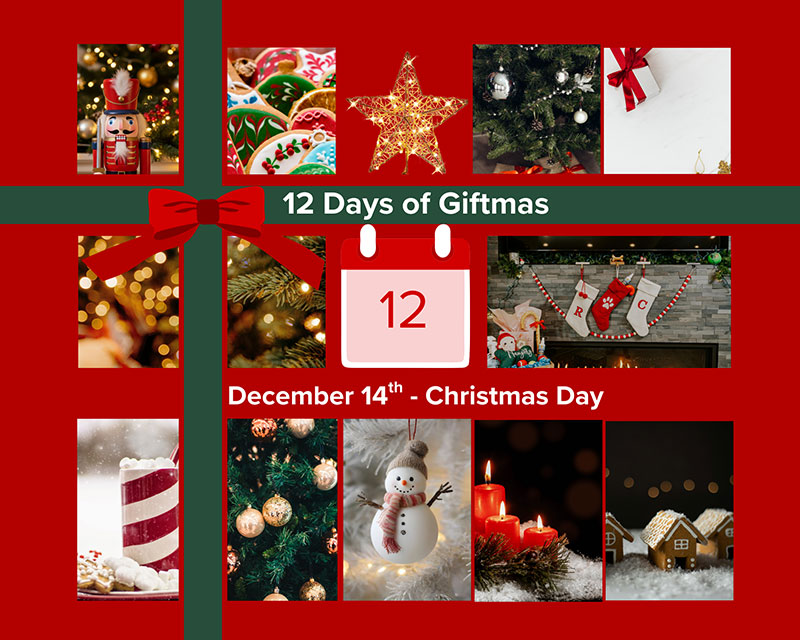 Join our 12 Days of Giftmas: Support Your Community and Celebrate Entrepreneurs by Shopping Small this Holiday Season!